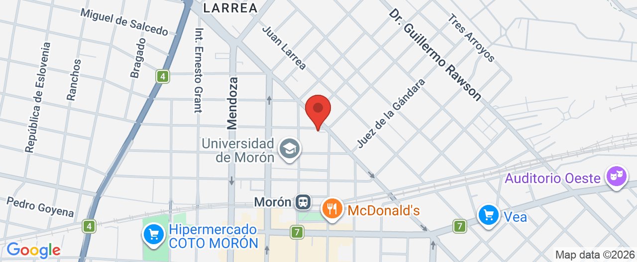 Mapa de la ubicación