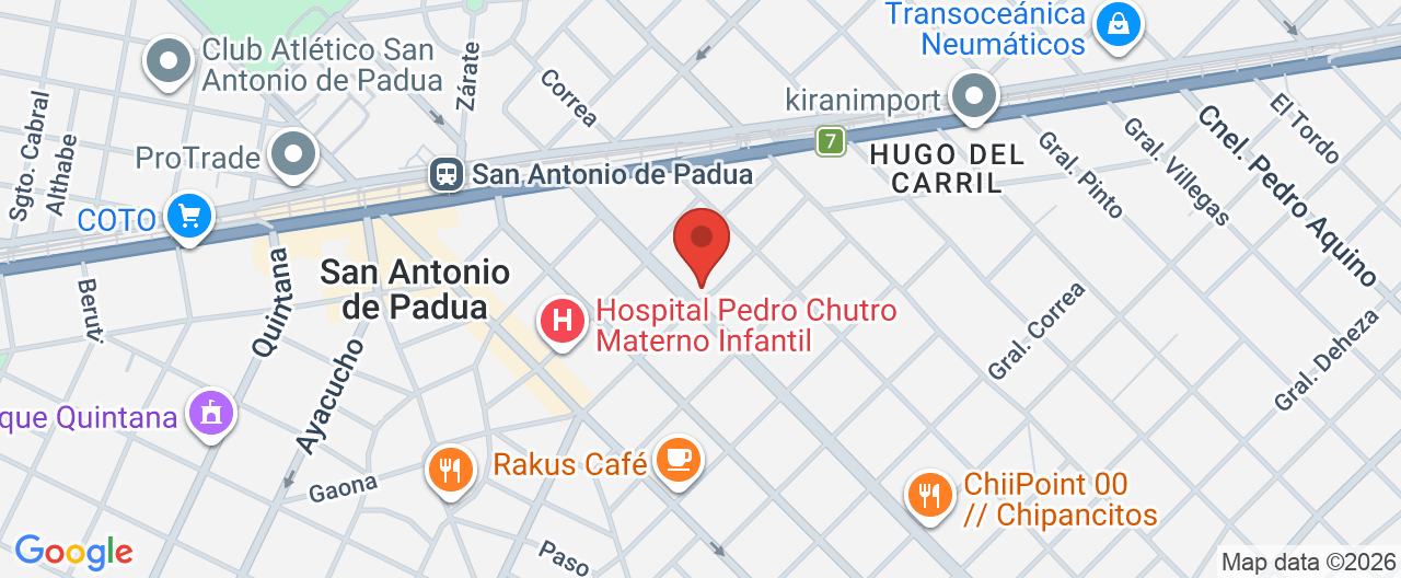 Mapa de la ubicación