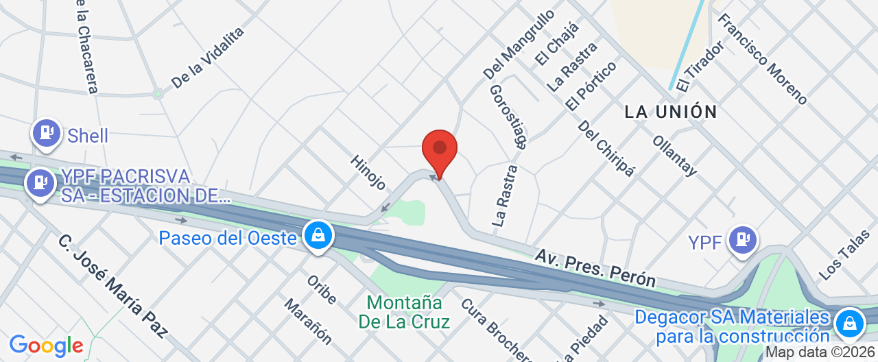 Mapa de la ubicación