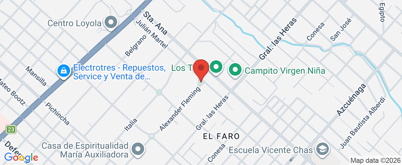 Mapa de la ubicación