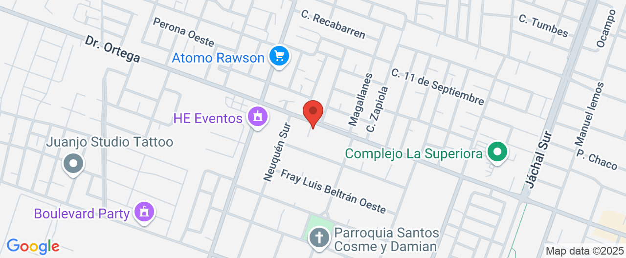 Mapa de la ubicación