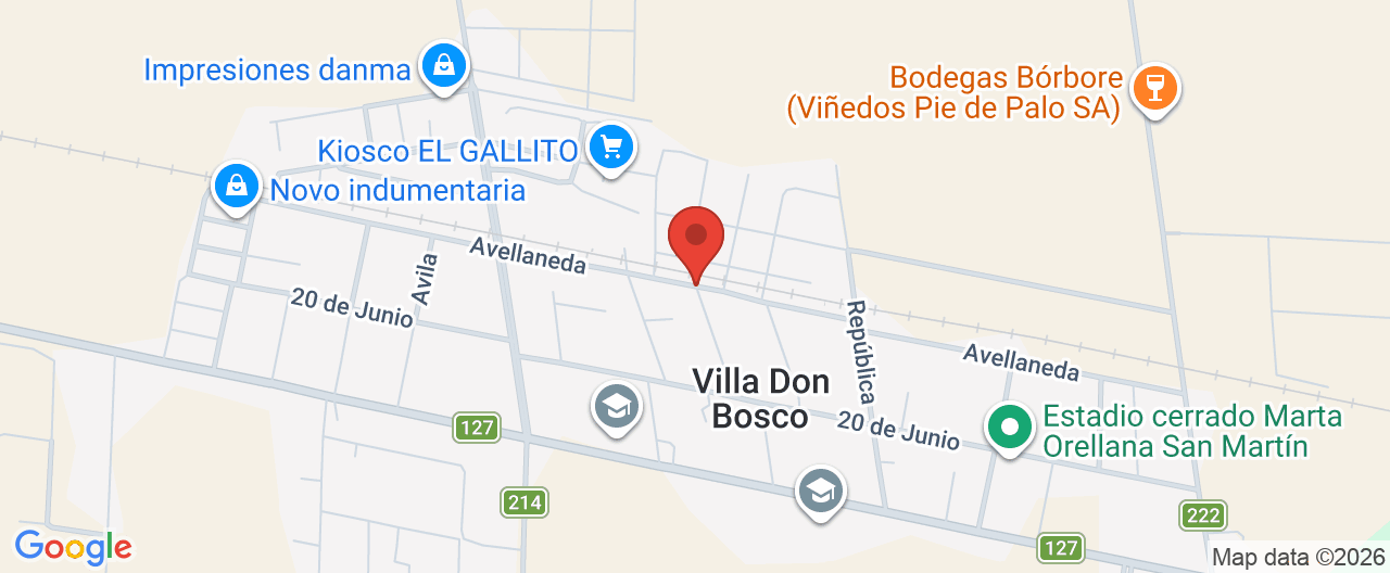 Mapa de la ubicación