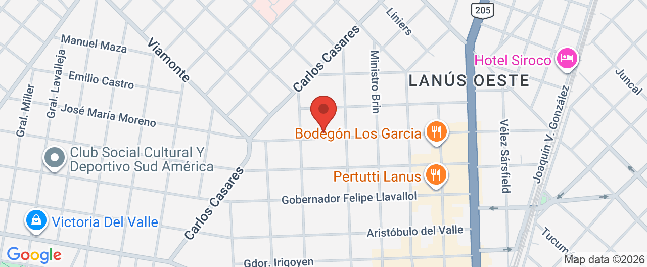 Mapa de la ubicación