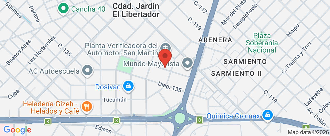 Mapa de la ubicación