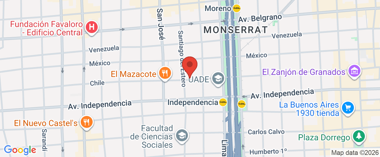 Mapa de la ubicación