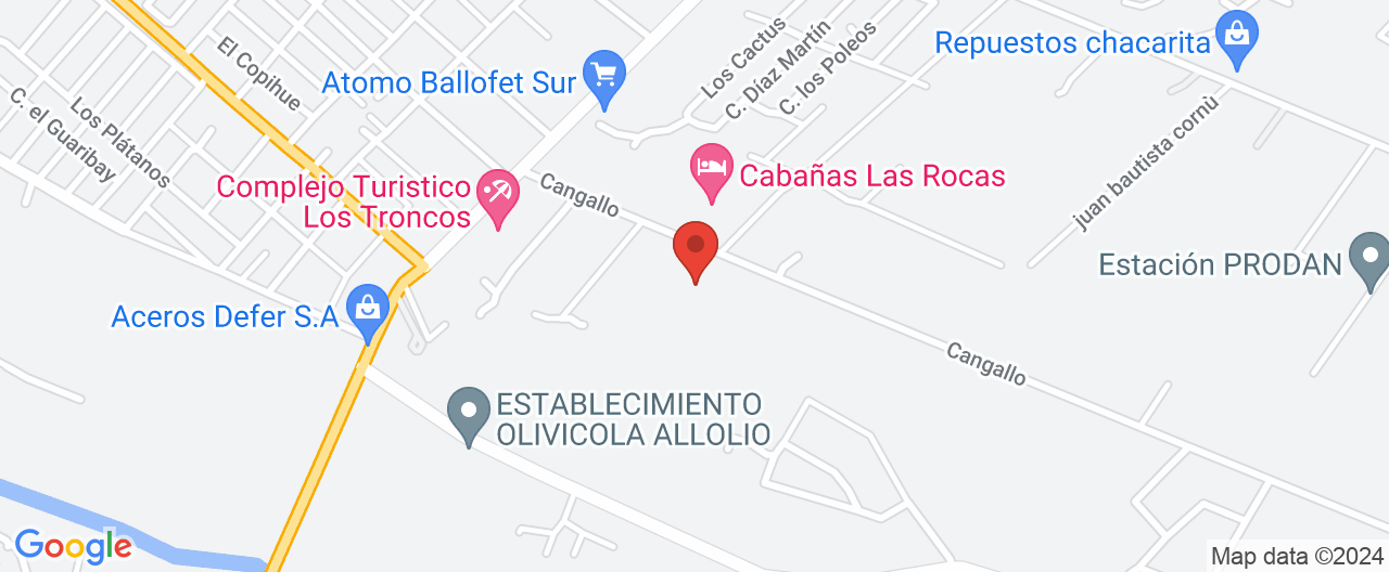 Mapa de la ubicación