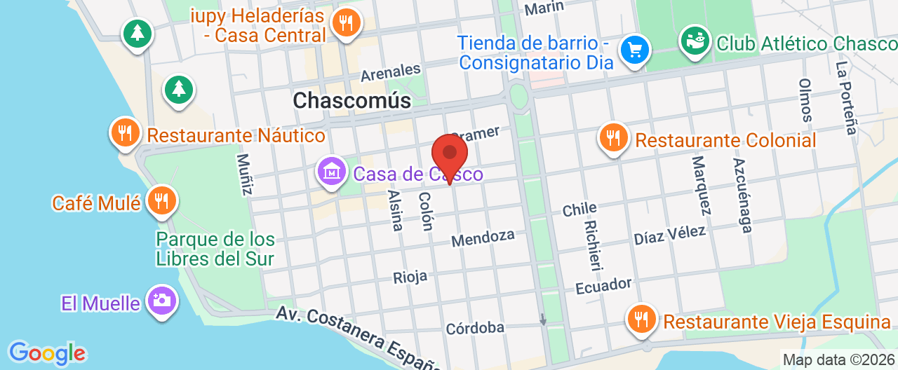 Mapa de la ubicación