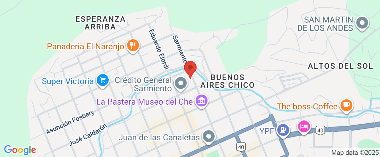 Mapa de la ubicación