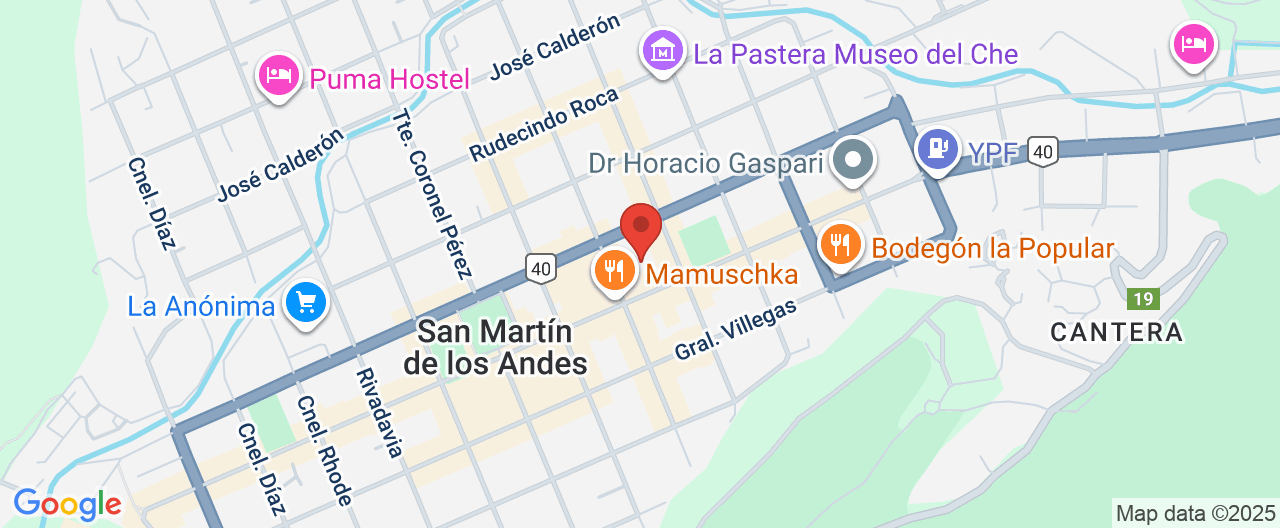 Mapa de la ubicación