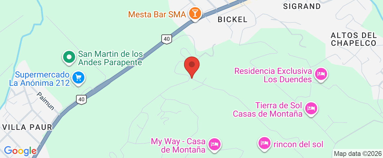 Mapa de la ubicación