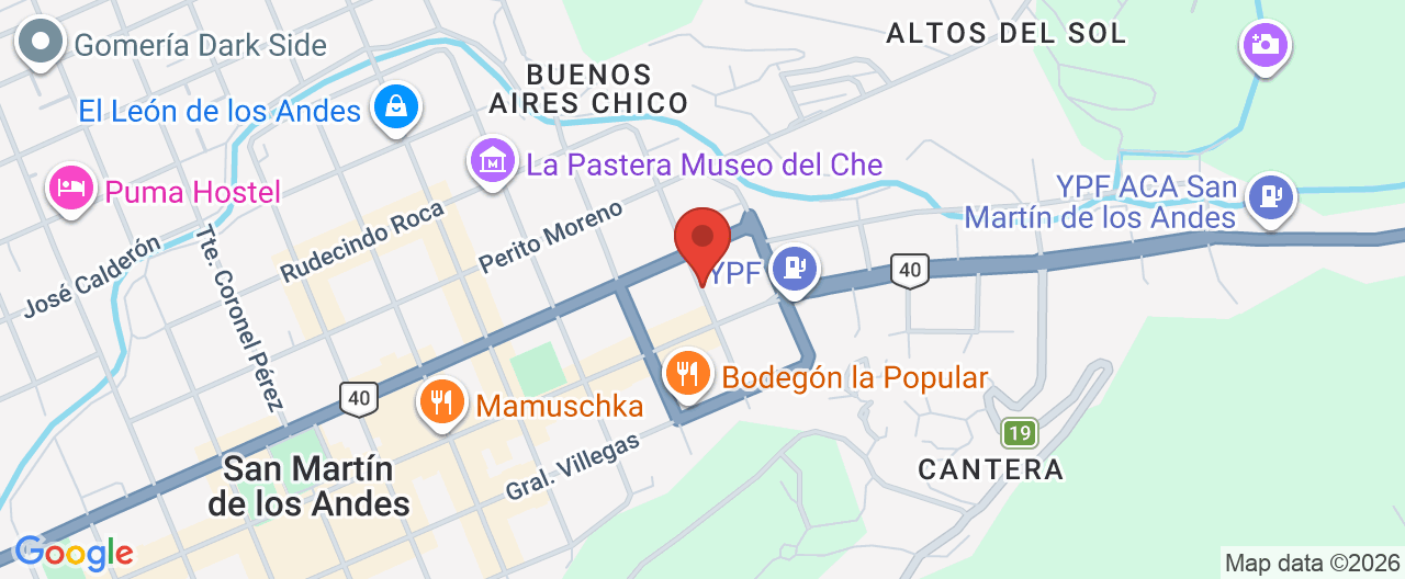 Mapa de la ubicación