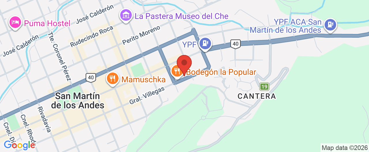 Mapa de la ubicación