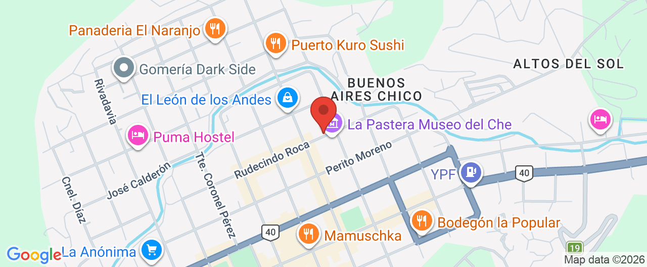 Mapa de la ubicación