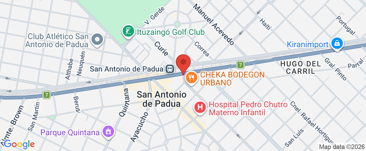 Mapa de la ubicación