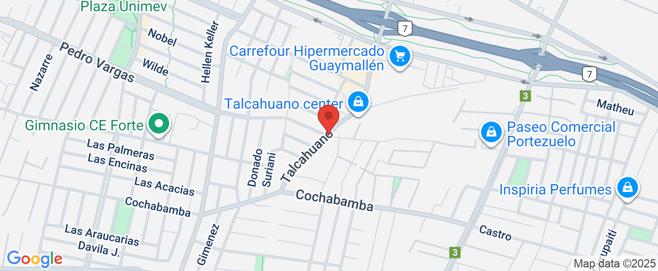 Mapa de la ubicación