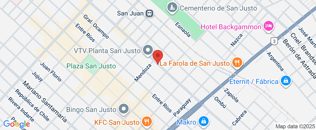 Mapa de la ubicación