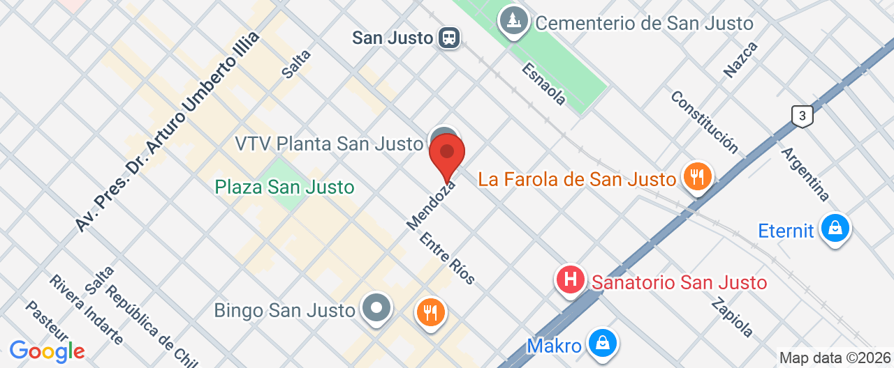 Mapa de la ubicación