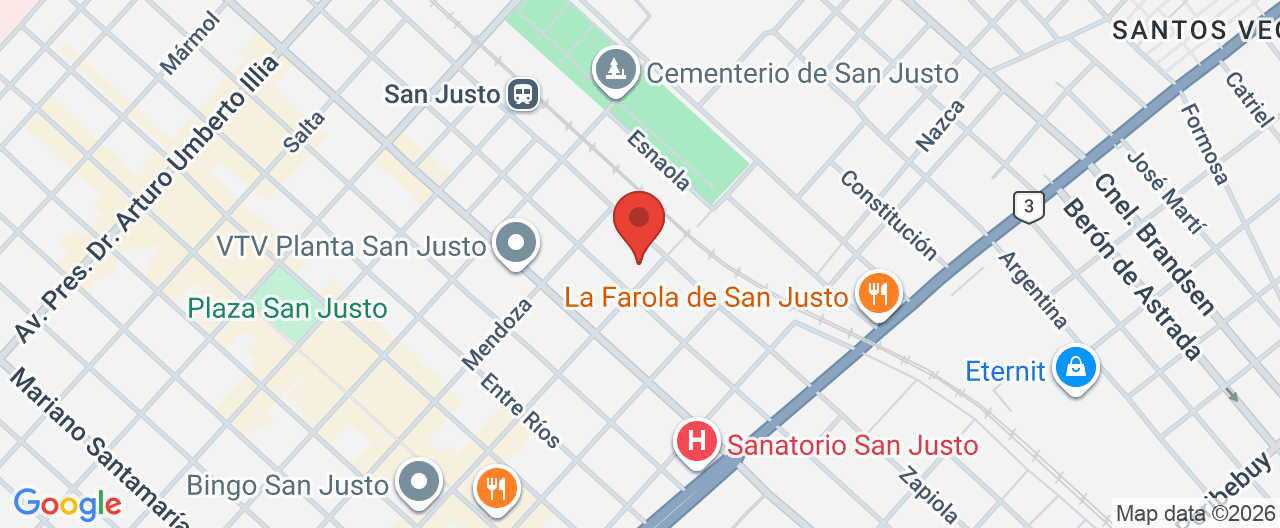 Mapa de la ubicación