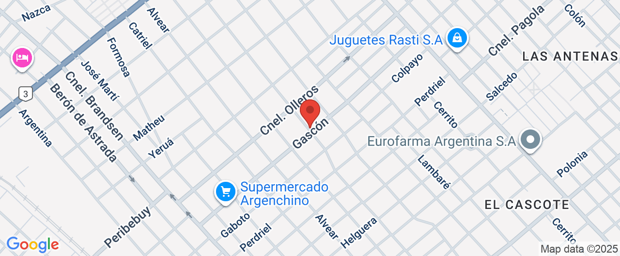 Mapa de la ubicación