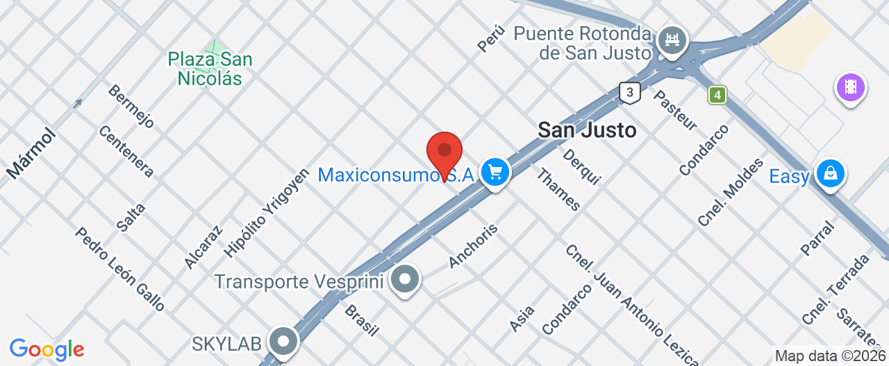 Mapa de la ubicación