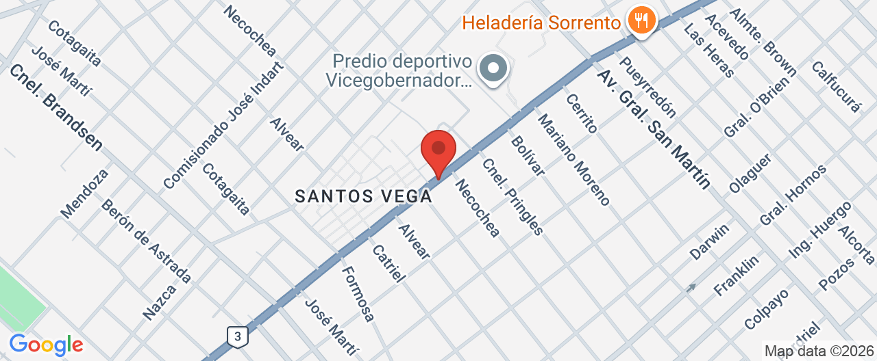 Mapa de la ubicación