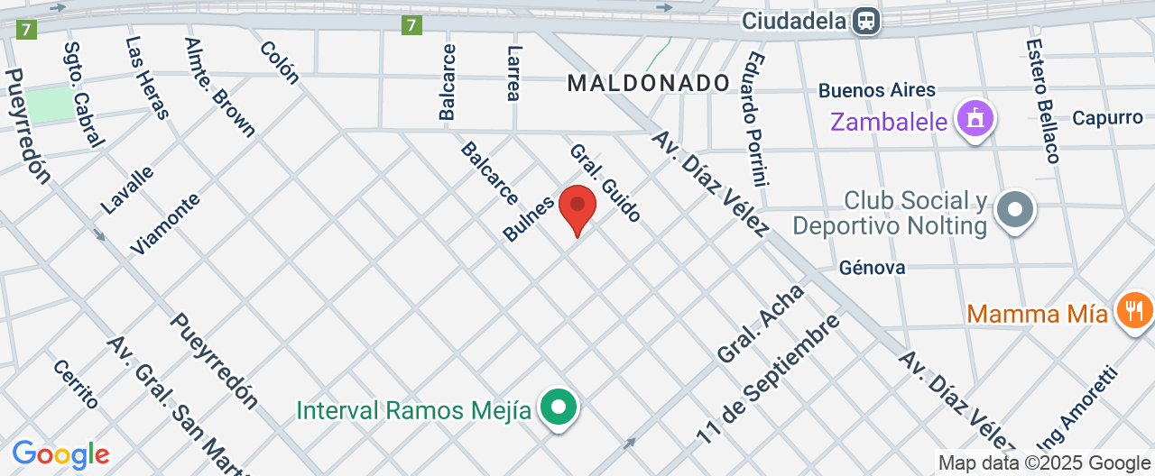 Mapa de la ubicación
