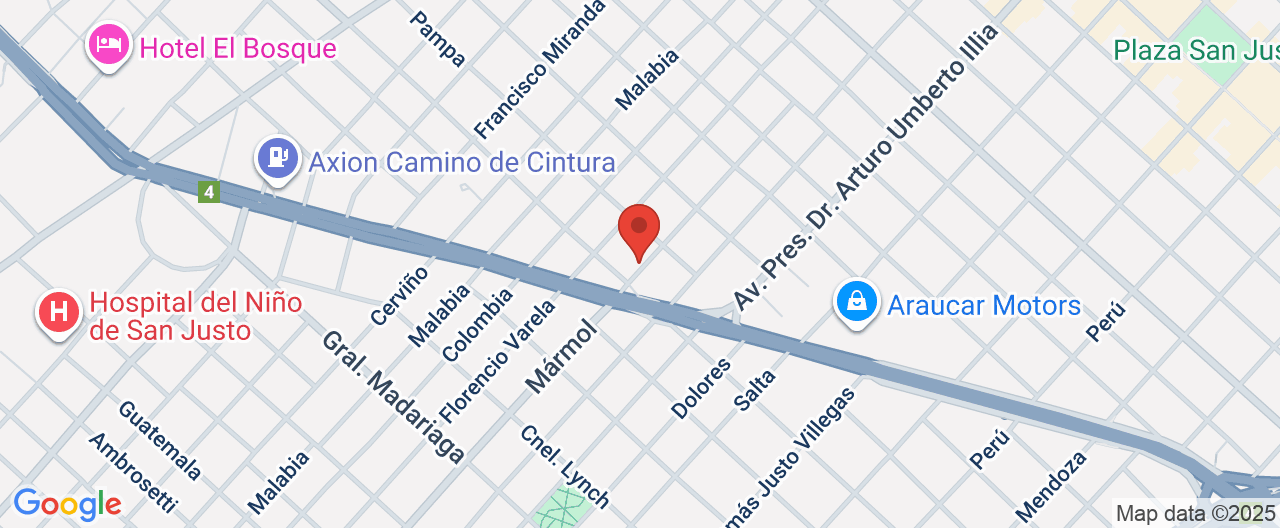 Mapa de la ubicación