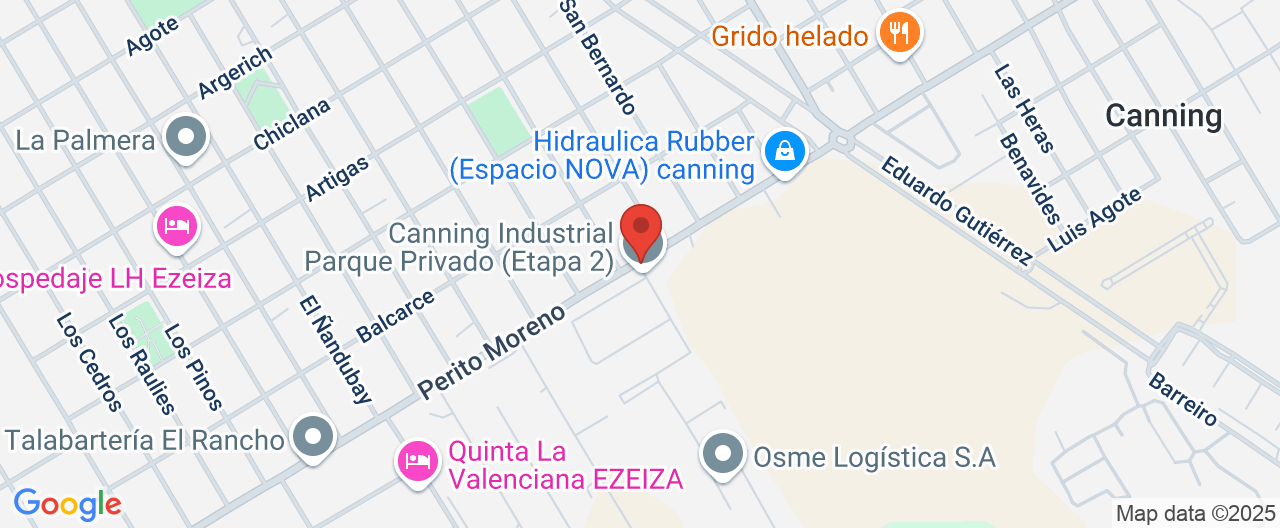 Mapa de la ubicación