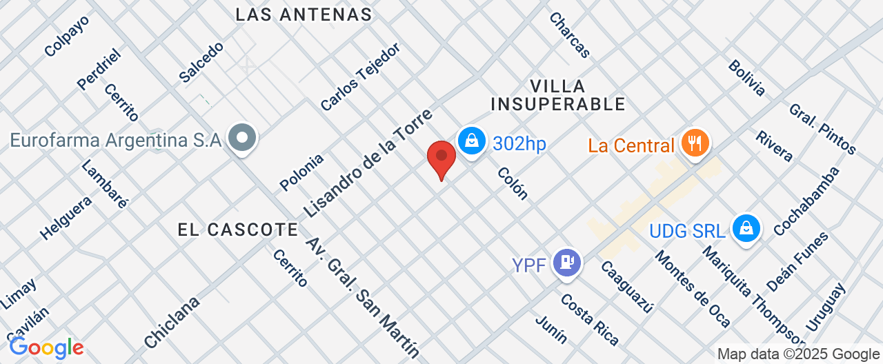 Mapa de la ubicación