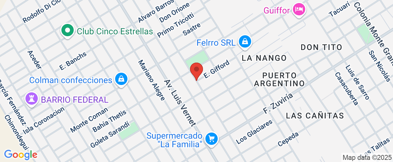 Mapa de la ubicación