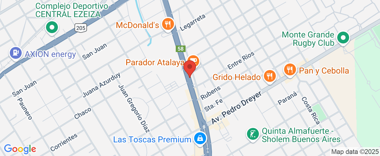 Mapa de la ubicación