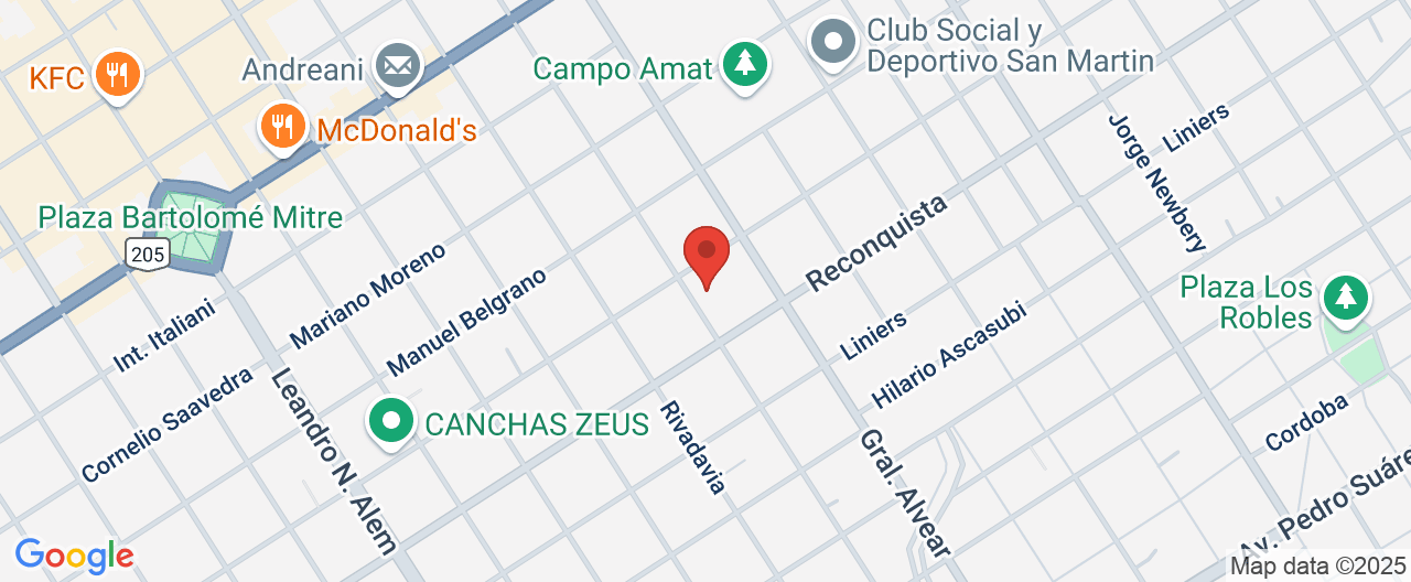 Mapa de la ubicación