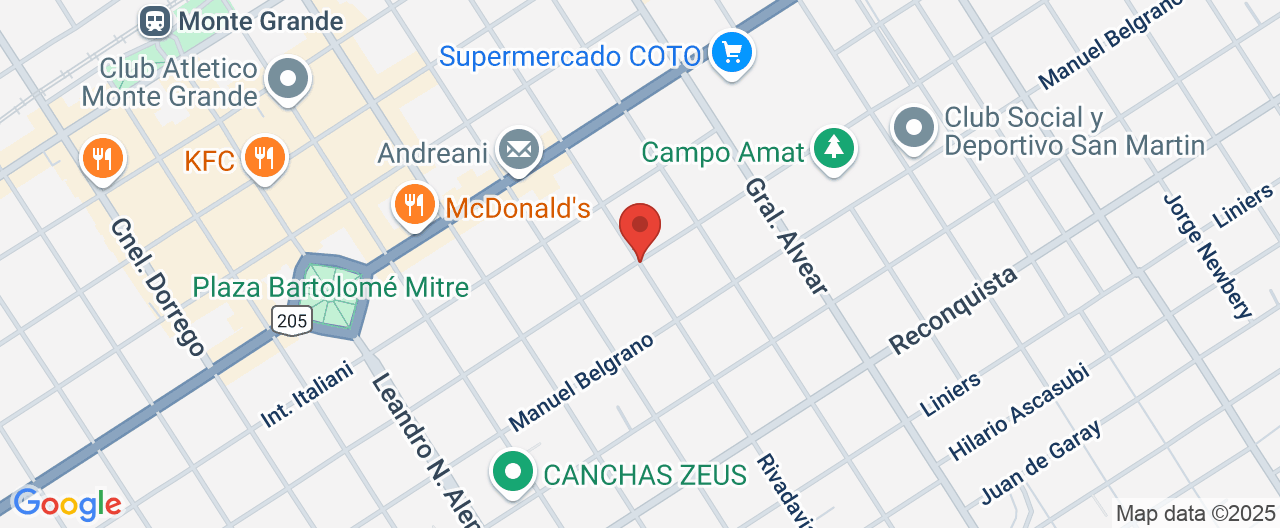 Mapa de la ubicación