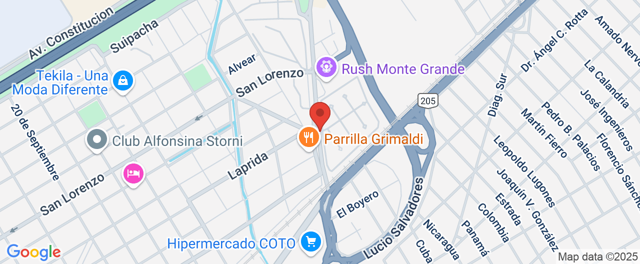Mapa de la ubicación