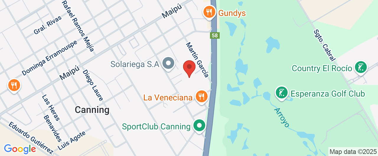 Mapa de la ubicación