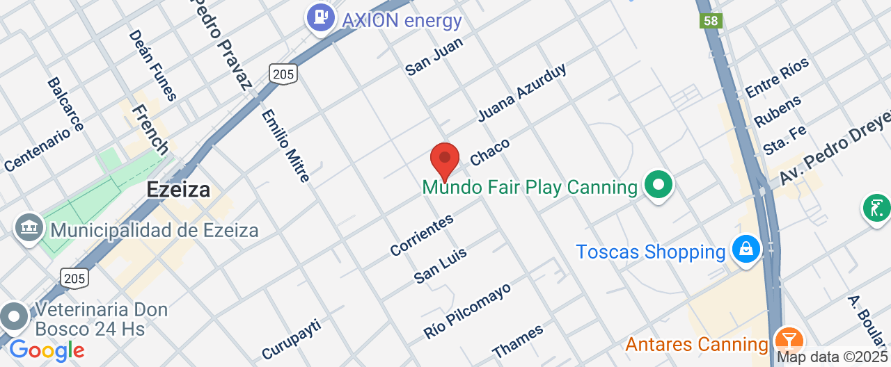 Mapa de la ubicación