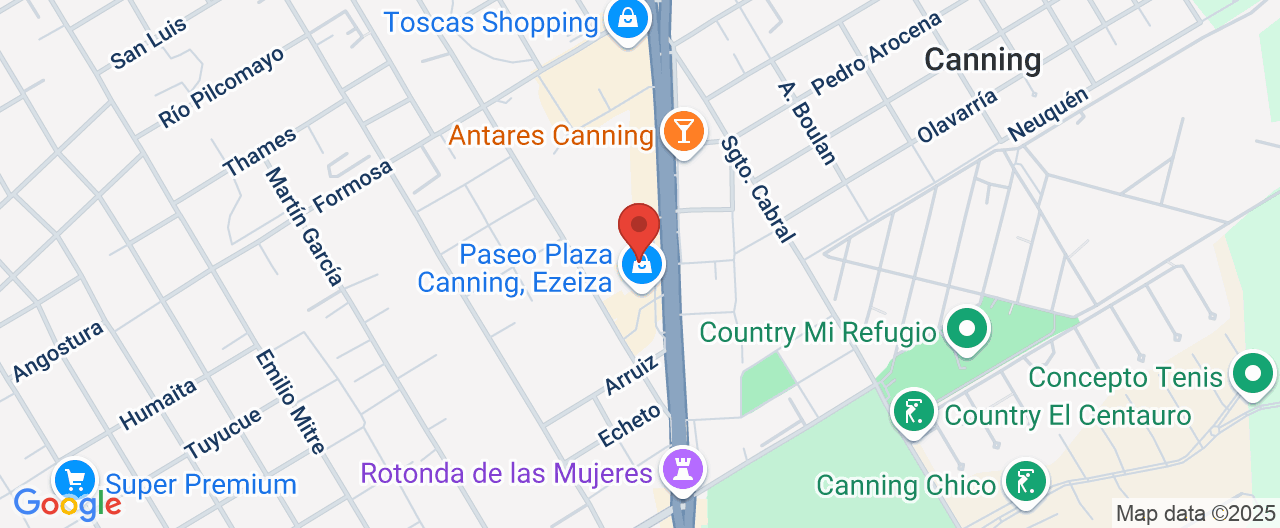 Mapa de la ubicación