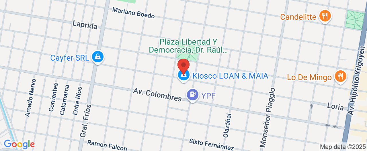 Mapa de la ubicación