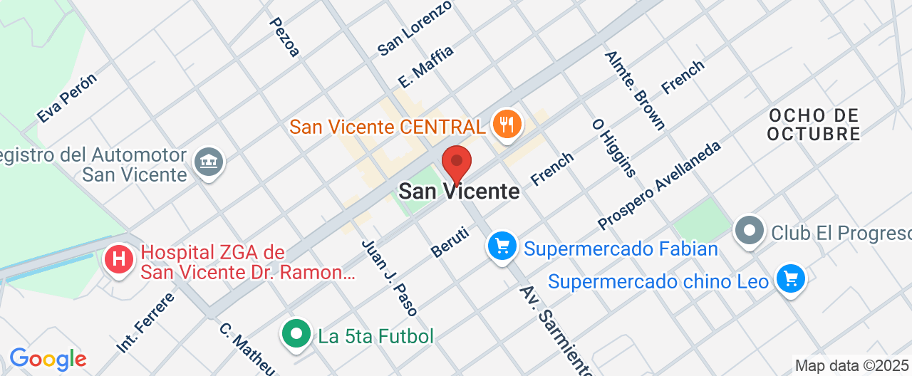 Mapa de la ubicación