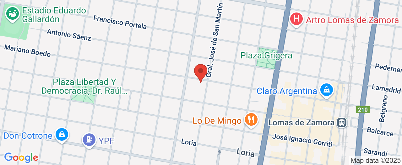 Mapa de la ubicación