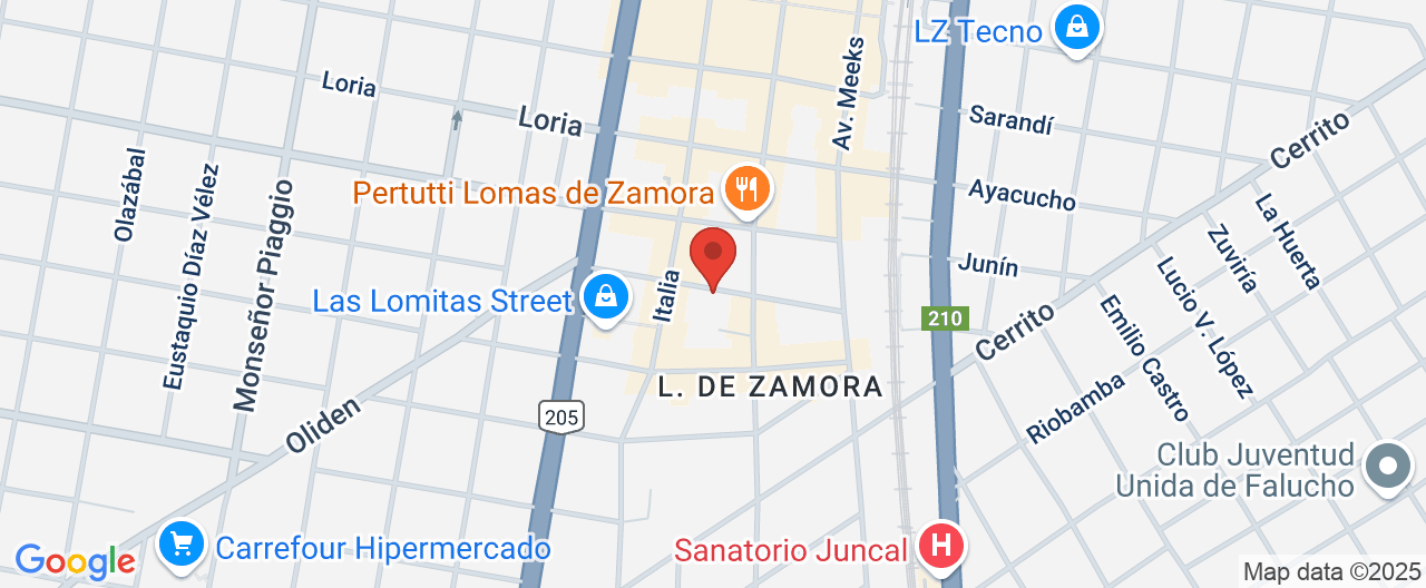 Mapa de la ubicación