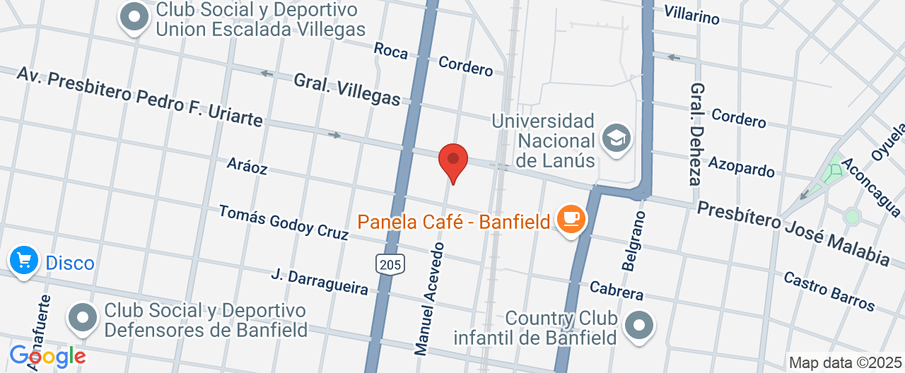 Mapa de la ubicación