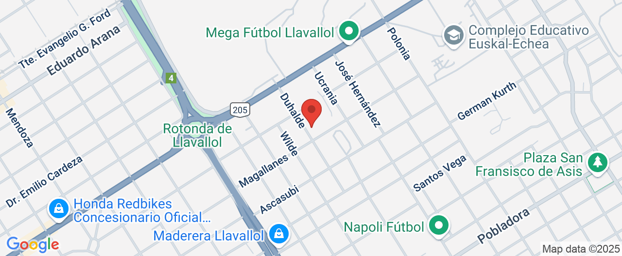 Mapa de la ubicación