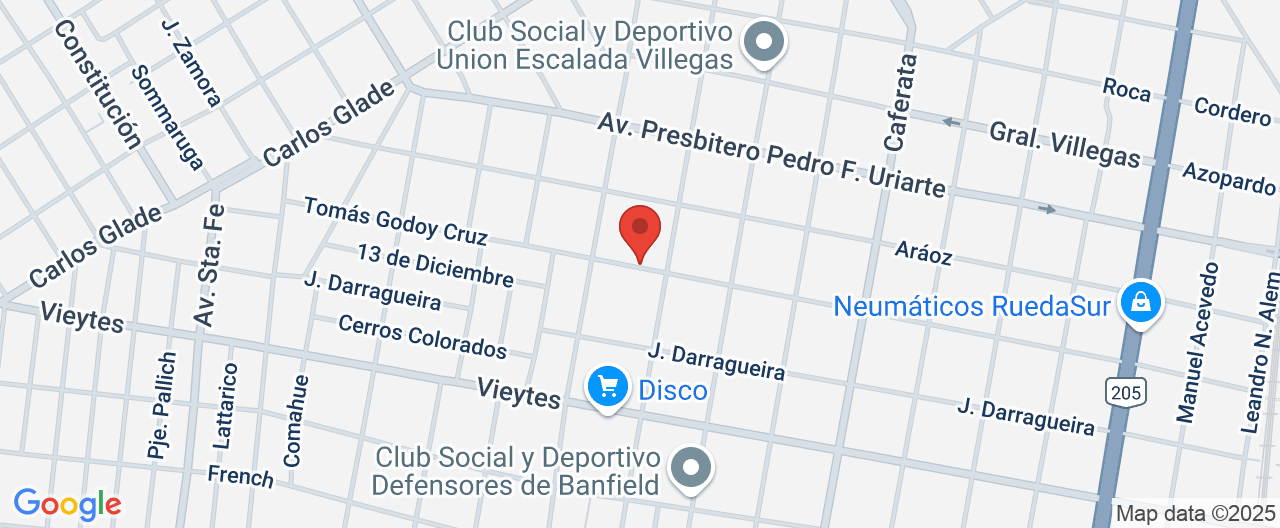 Mapa de la ubicación