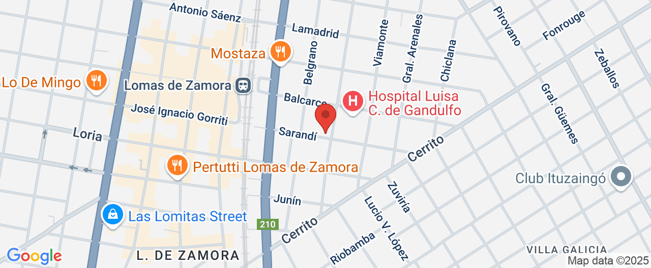 Mapa de la ubicación