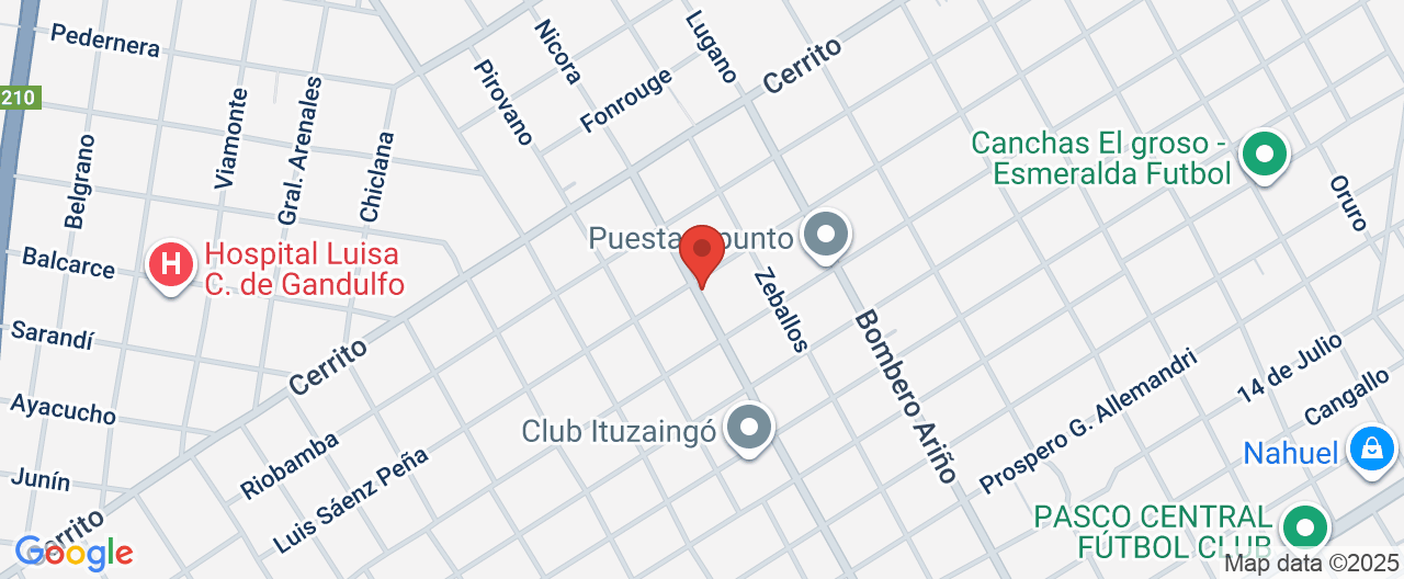 Mapa de la ubicación