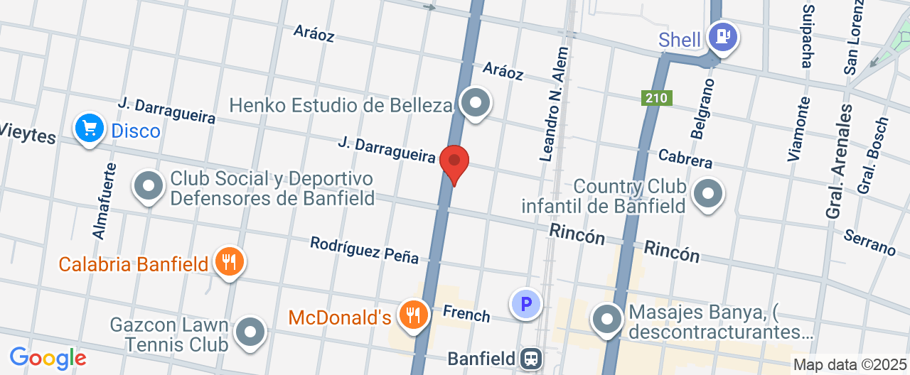 Mapa de la ubicación