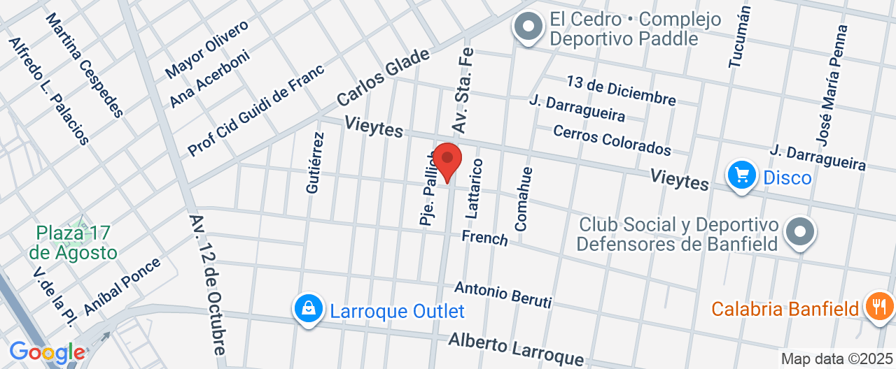 Mapa de la ubicación