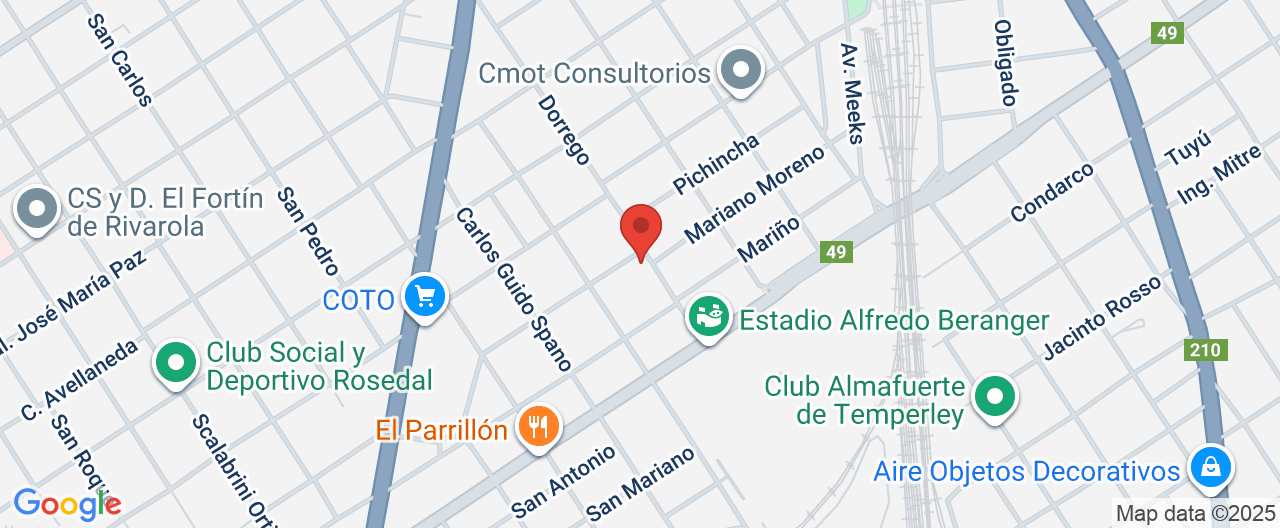 Mapa de la ubicación