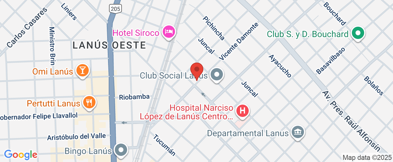 Mapa de la ubicación